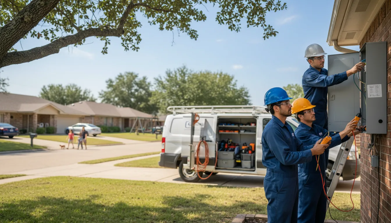Certified electrician providing emergency electrical services in Kilbourne, OH